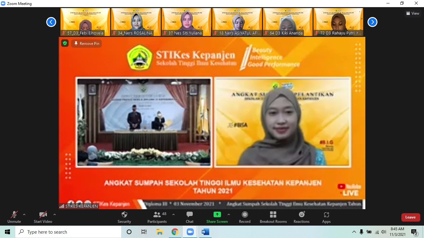 Angkat Sumpah & Pelantikan 2021